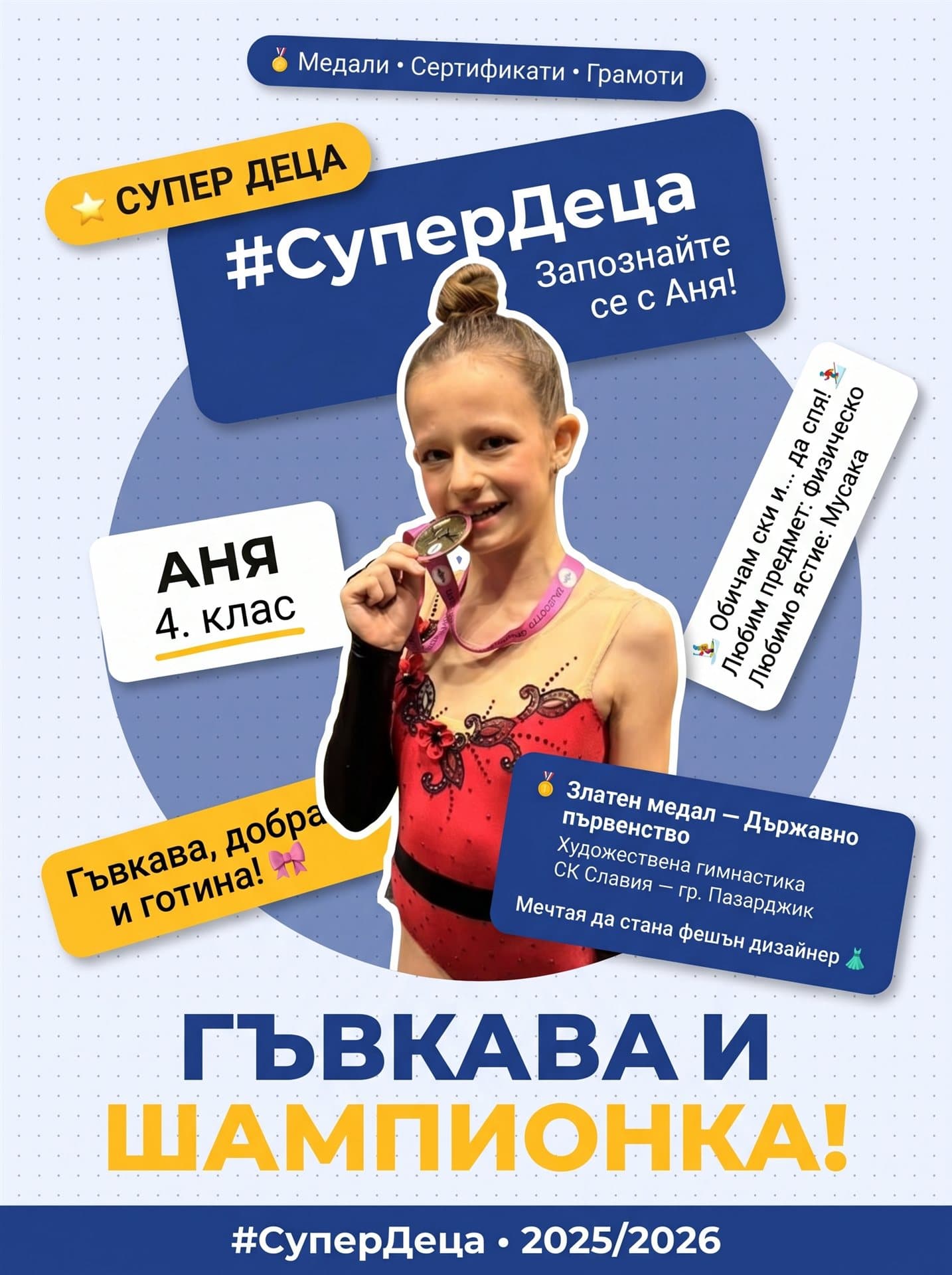 #СуперДеца - Аня, гимнастичка
